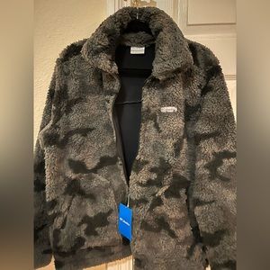 Camo Sherpa jacket